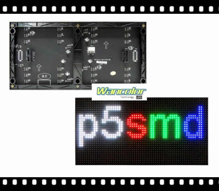 

free shipping 5pcs p5 Indoor LED display full color LED module 320*160mm +power supply+WIFI D05 controller+cables