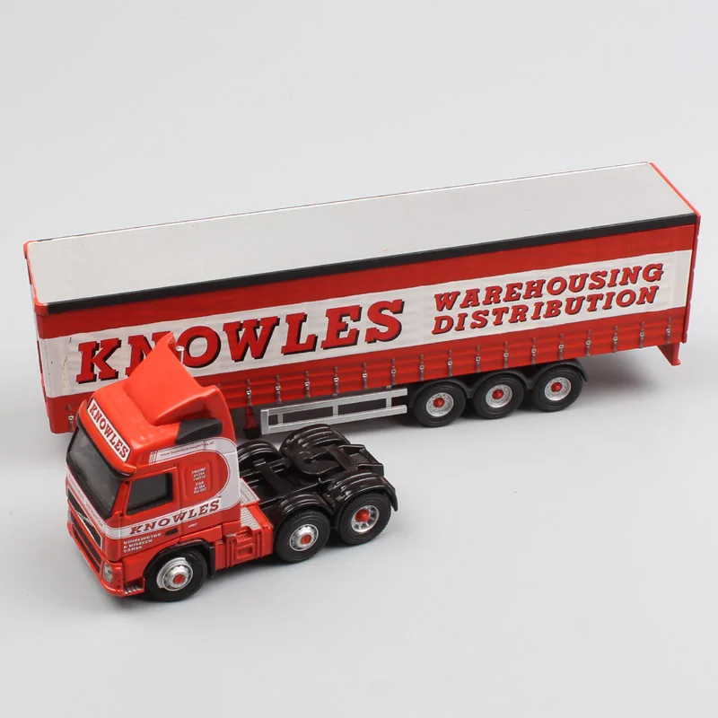 1/76 масштаб бренд корги Volvo FH12 FH контейнер тяжелый грузовик Ноулз склад трейлер коробка металлическая литая под давлением модель автомобиля игрушка миниатюрная
