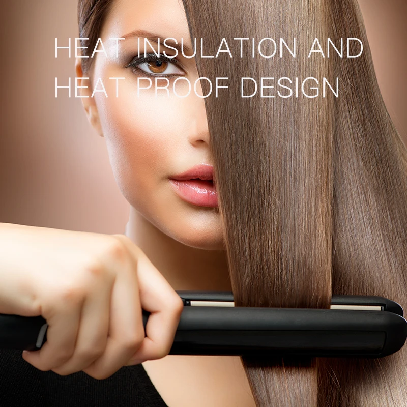 100-230 Degrees Electric Flat Iron Hair Straightener Professional Heating Fast Fasting Portable Styling Tool | Красота и здоровье