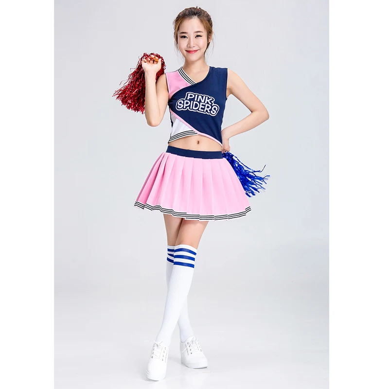 Сексуальный костюм Чирлидера старшей школы униформа для девочек наряд вечеринки