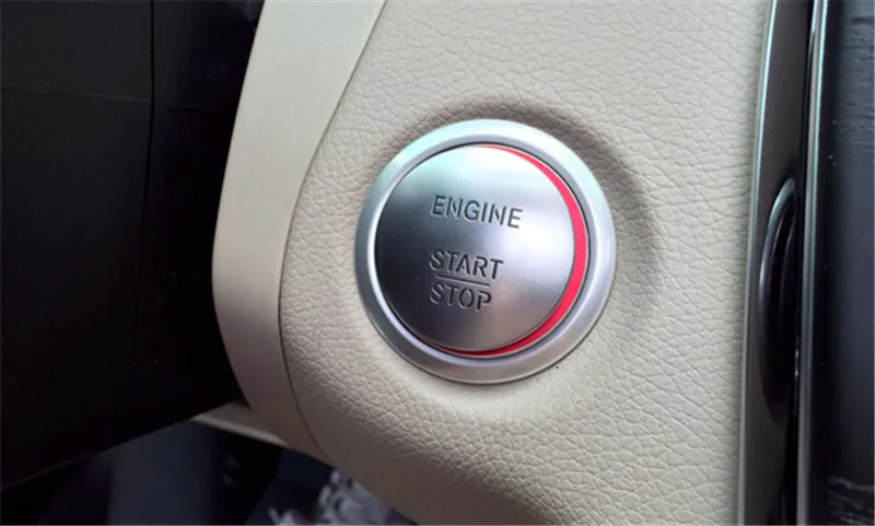 Start Stop Engine Кнопка брелок отделка Стикеры Обложка для Mercedes-Benz A B класс W176 A180 A200 A250 w246