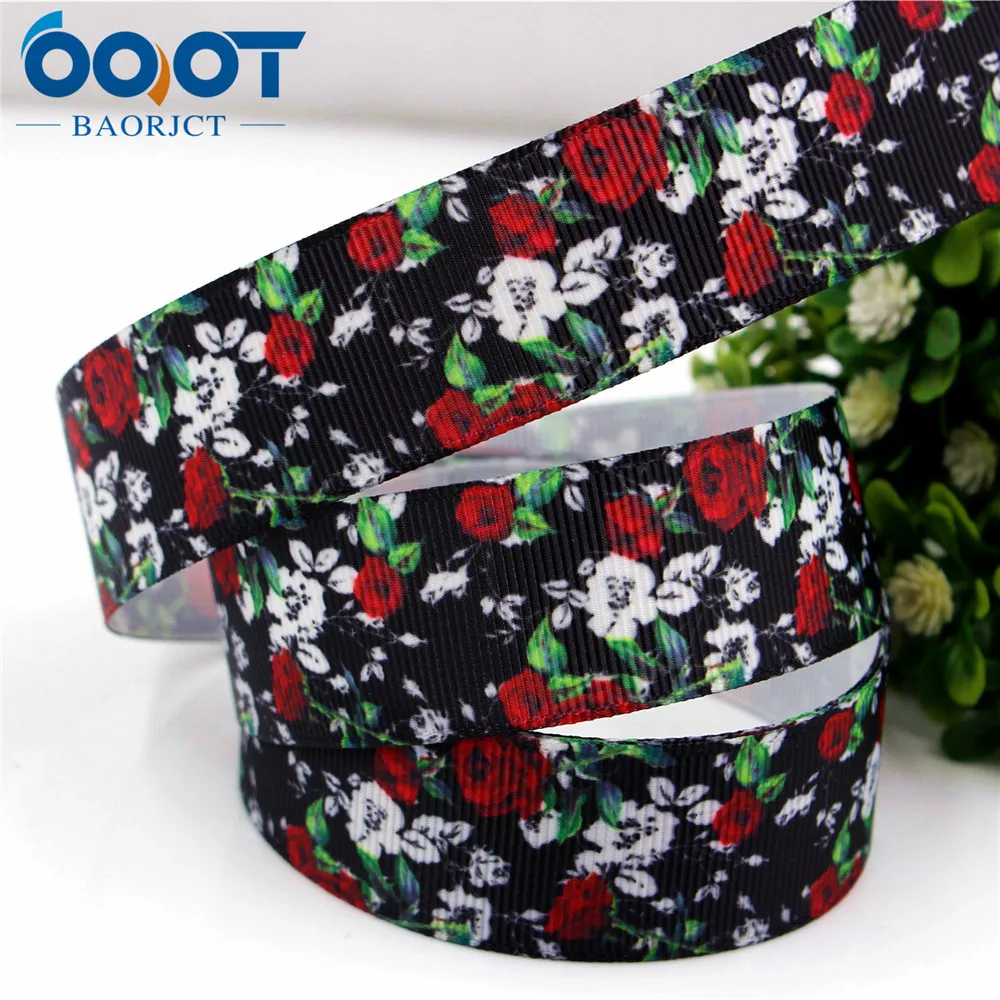 OOOT BAORJCT 175163 1 'ཕ мм корсажная лента с цветочным принтом DIY аксессуары для волос