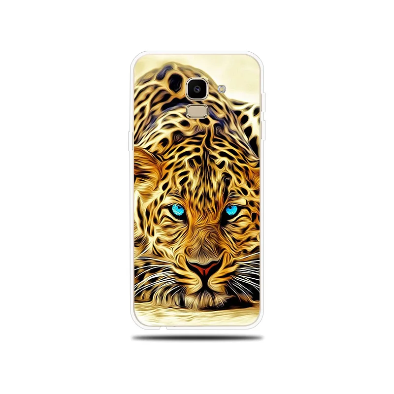 Cheetah Tiger Lion Silicone Case For Samsung Galaxy J1 Mini J2 Pro J3 J5 J7 Prime 2017 2016 2015 J4 J6 J8 2018 Cover Soft |