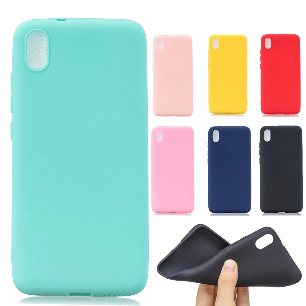 Redmi 7A Phone Case for Xiaomi Fashion Solid Color Silicone Soft Cover Etui K20 Pro Funda |