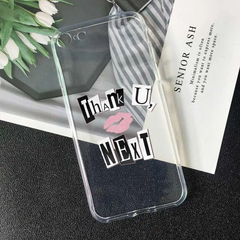 Модный Забавный чехол для телефона с певицей Арианой Гранде, для iPhone 11 pro MAX 5S SE 6s 8 7 Plus X XR XS MAX, ТПУ силиконовый чехол - Цвет: TPU  A833