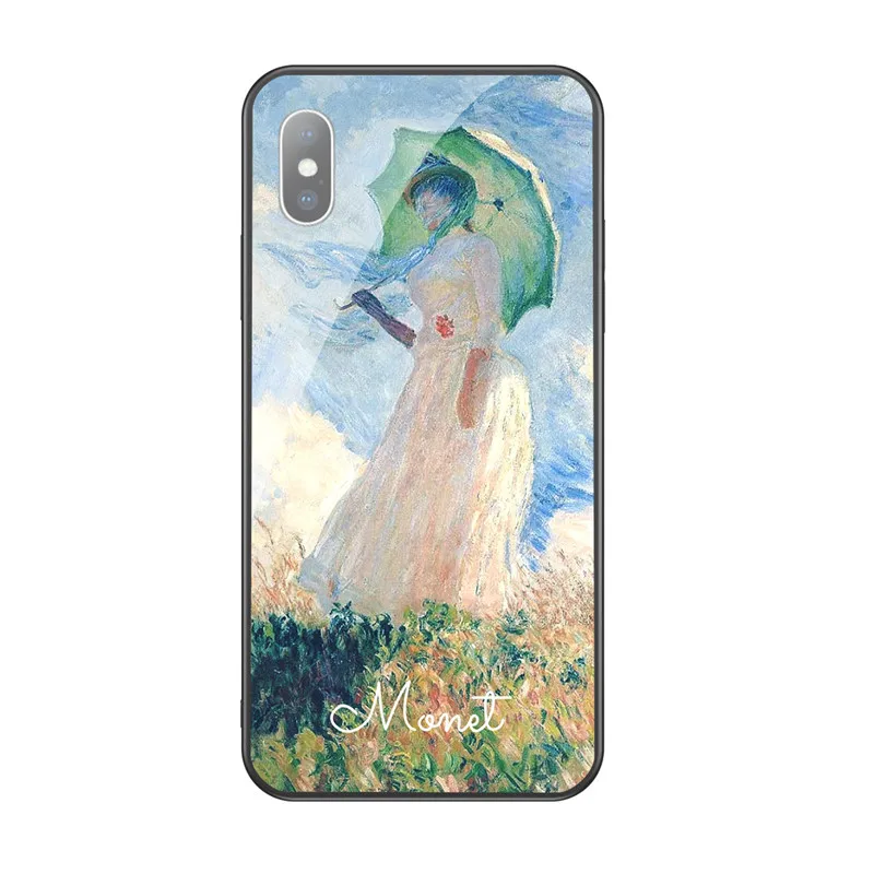 KJOEW Клода монета классическая картина маслом класс чехол для телефона iphone XS Max XR X 6