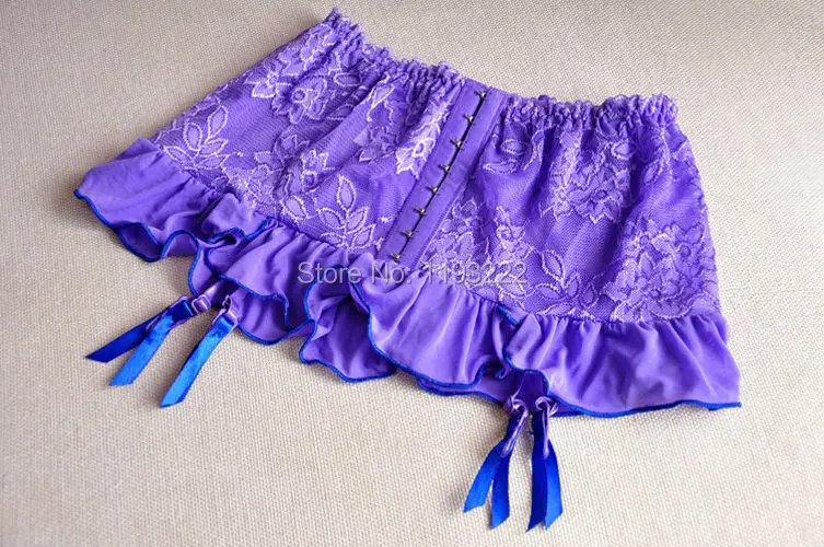 Женское прозрачное кружевное нижнее белье с цветочной вышивкой пояс резинками