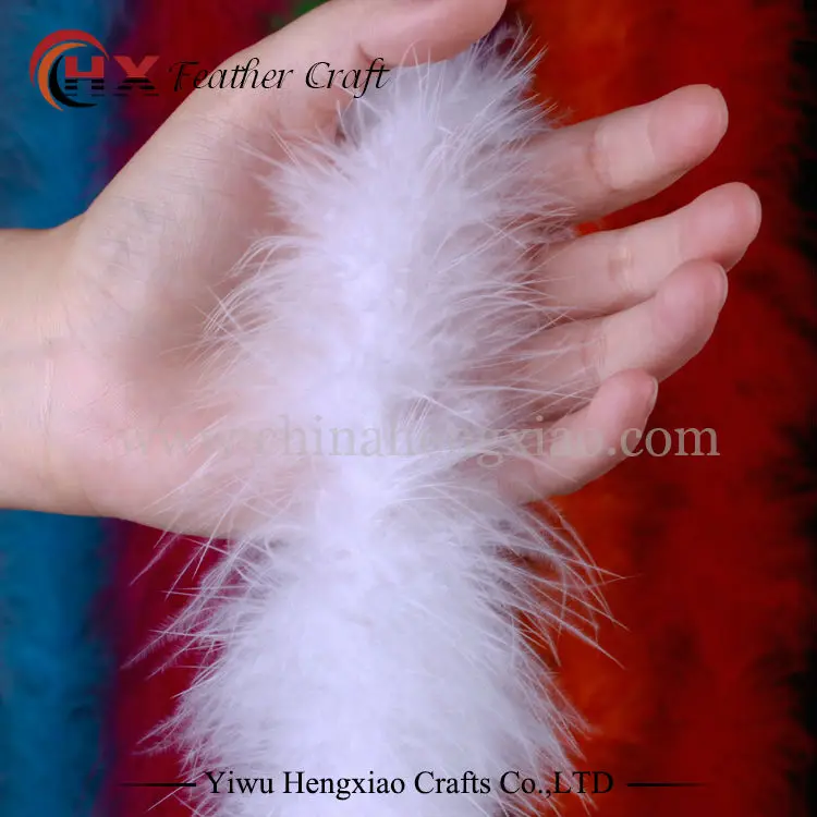 Искусственное украшение пушистое перо чандель боа марабу|chandelle feather boa|feather boamarabou
