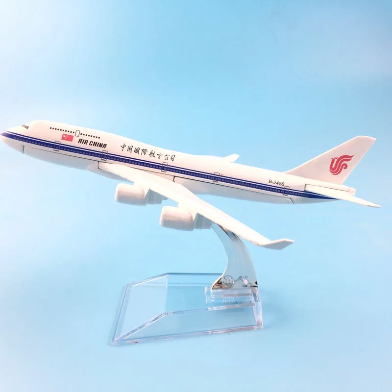 

Бесплатная доставка, 16 см, модель самолета B2456 AIR CHINA, стандартная модель самолета, подарок на день рождения