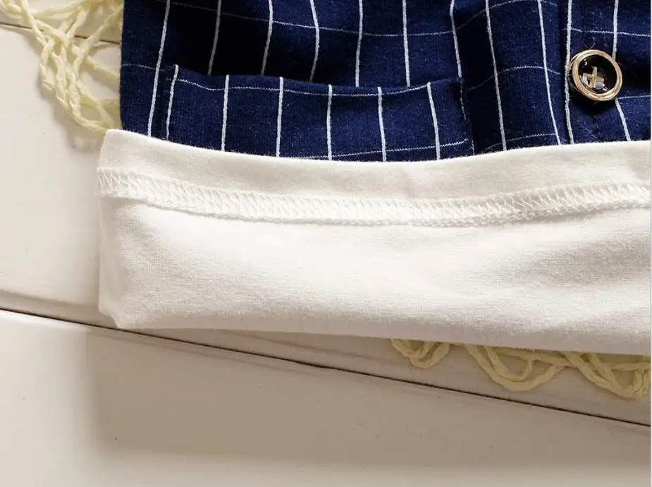 Комплект из 2 предметов для маленьких мальчиков комбинезон на подтяжках + жилет