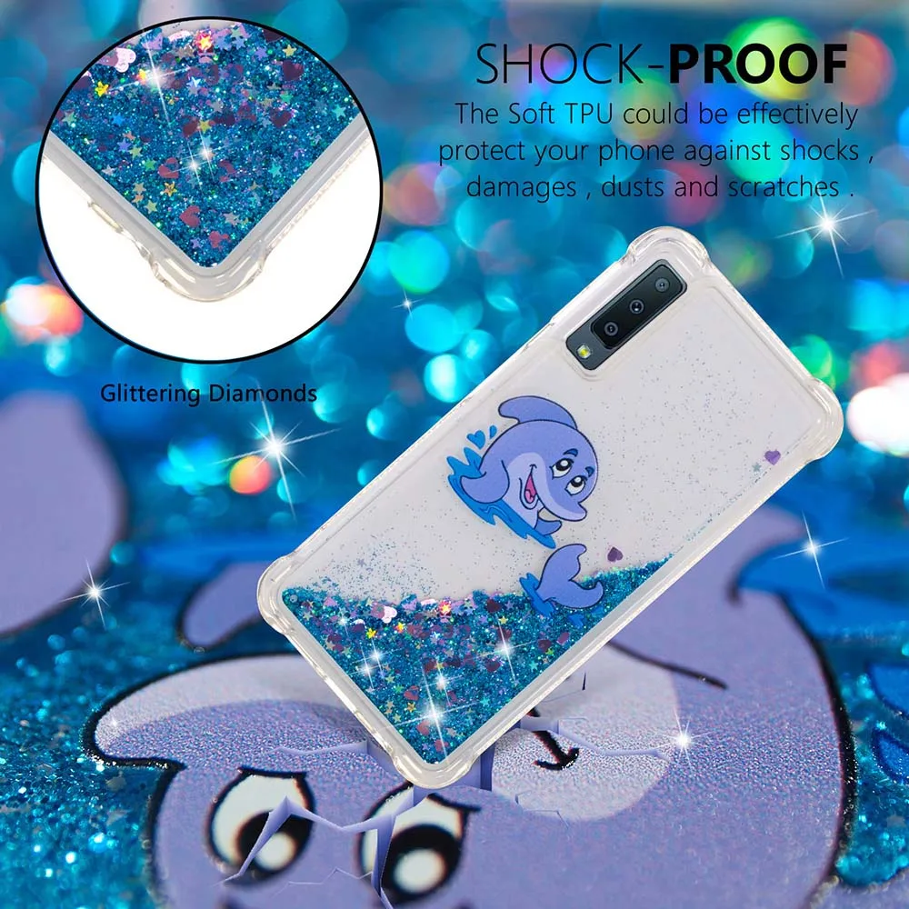 Case for Samsung Galaxy A7 A 7 2018 A750 750 SM-A750FN SM-A750 SM-A750G SM A750FN A750G Quicksand TPU Silicone Phone Cover |