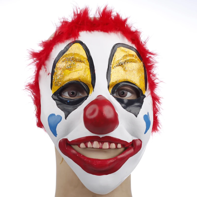 Горячая новинка злой Цирк Клоун Маска Pennywise Хэллоуин ужас маскарадный костюм