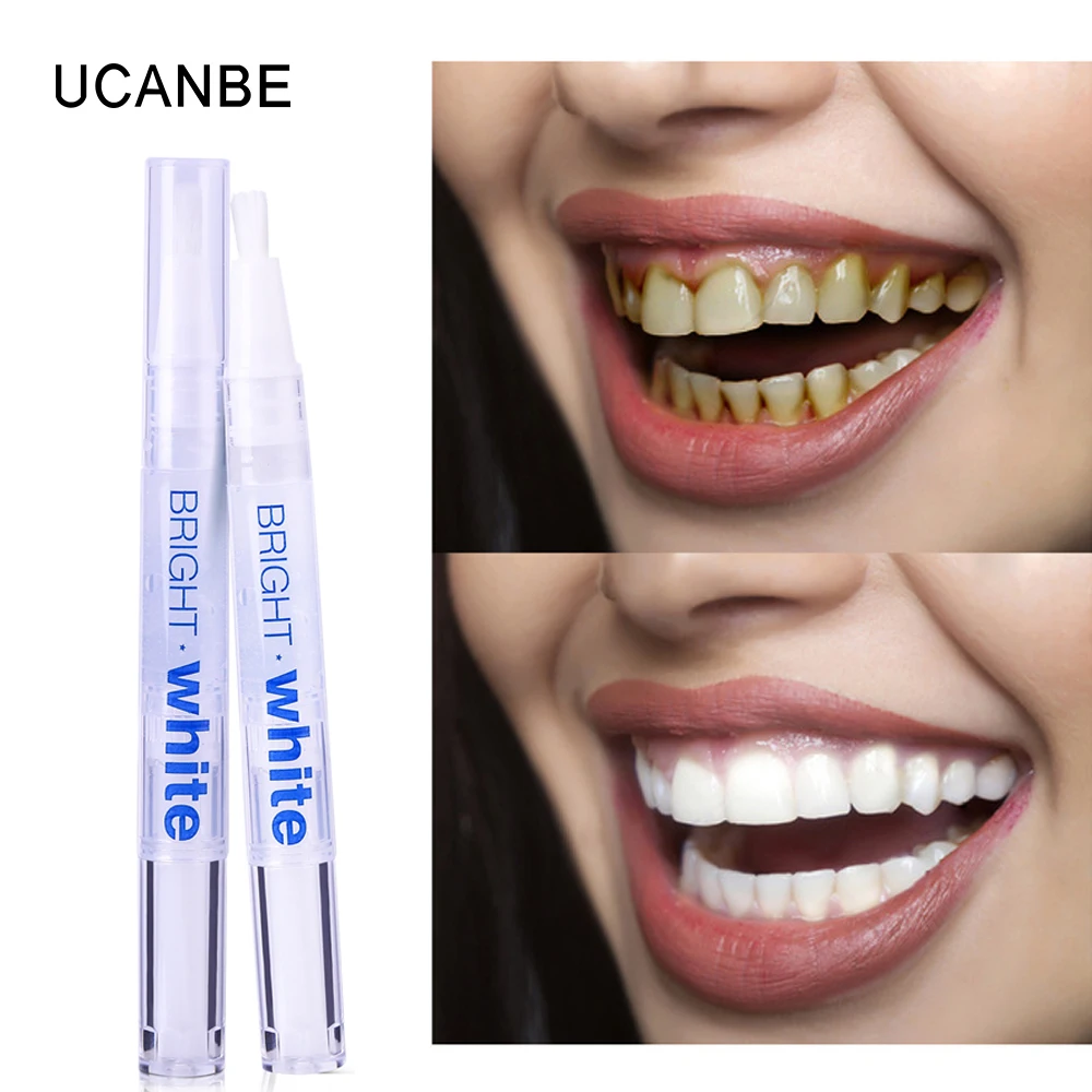 Бренд UCANBE, 1 шт., отбеливающая ручка для чистки зубов, отбеливание зубов, удаление пятен, яркий отбеливатель для зубов, уход за полостью рта, пероксид, гель