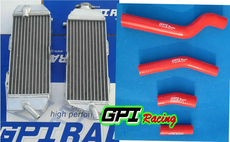 Алюминиевый гоночный радиатор + шланг для YAMAHA WR450F WR450 WR 450F 03-06 2003 2004 2005 2006 Новинка |