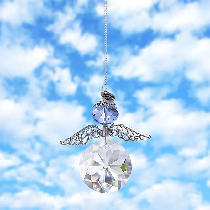 H& D Кристалл ангел-хранитель Suncatcher оконная подвеска украшения Висячие Радуга производитель мяч призмы для домашнего декора(Multi-7pcs