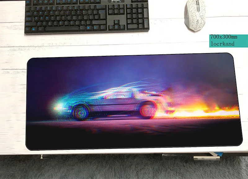 back to the future mouse pad 700x300x3mm mats New arrival mat gaming accessories thick mousepad keyboard games pc gamer | Компьютеры и