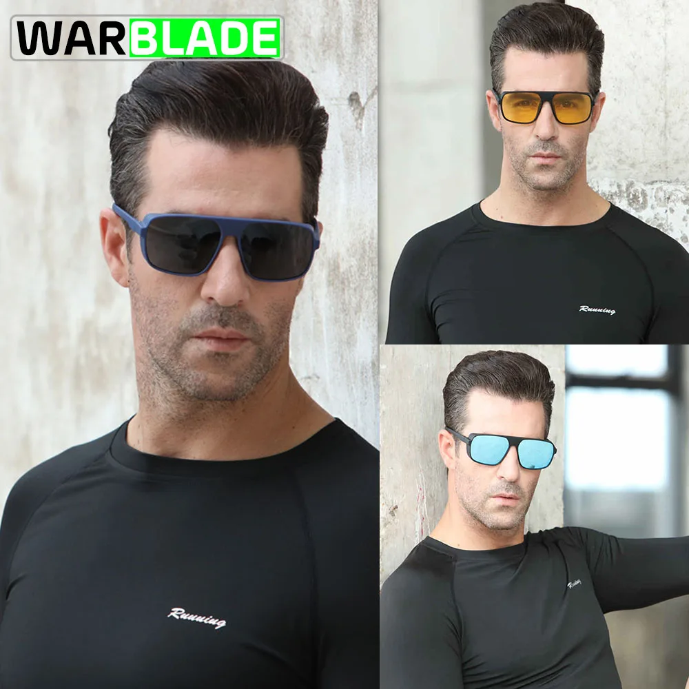 Мужские и женские спортивные поляризованные солнцезащитные очки для велоспорта