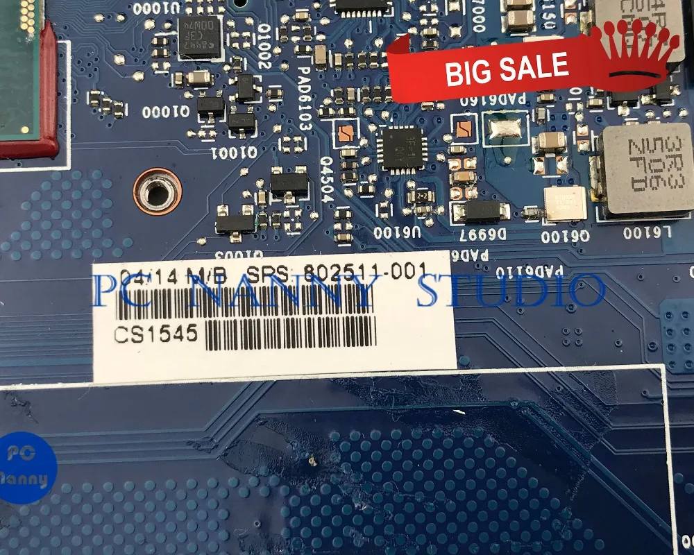 Материнская плата для ноутбука HP EliteBook 840 G1 802511 001 I5 4300U 6050A2560201 MB A03|Материнские