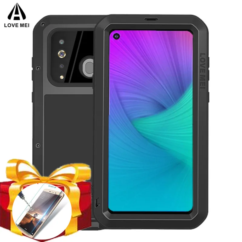 Защитный чехол LOVE MEI для Samsung Galaxy A8S A8 S прочный металлический алюминиевый с полной