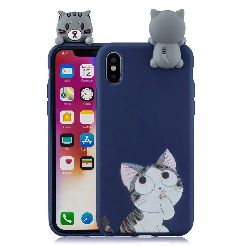 Чехол FLYKYLIN 3D Toys для iphone XS Max чехол для iphone 5S, SE 5 6 6S 7 8 Plus X XS XR задняя крышка Мягкий ТПУ силиконовый мультяшный чехол