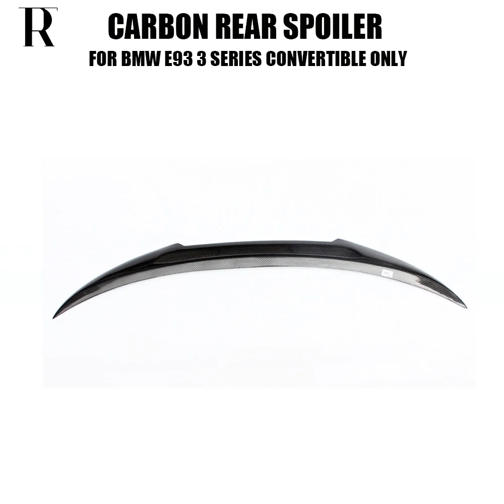 E93 Задняя Крышка багажника из углеродного волокна спойлер для крыла BMW Convertible 320 325
