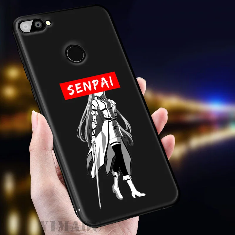 YIMAOC Sugoi Senpai аниме Waifu мягкий чехол для huawei mate 20 10 P30 P20 Pro P10 P9 P Smart Z 2019 и Nova 3 3i Lite |