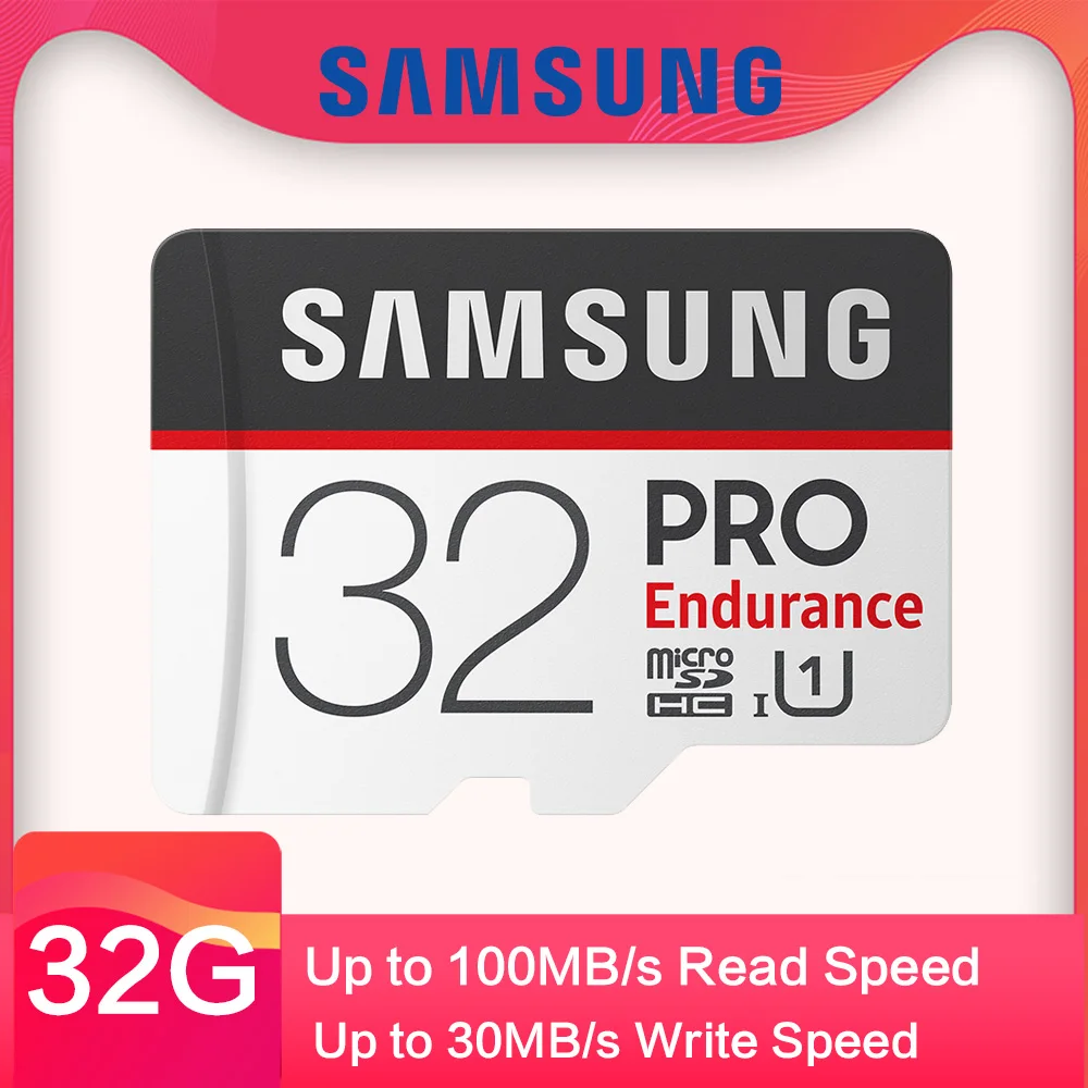 Карта памяти Samsung 100 МБ/с./с видеонаблюдение Micro SD карта 64 ГБ 32 128 класс 10 U1 4 k HD