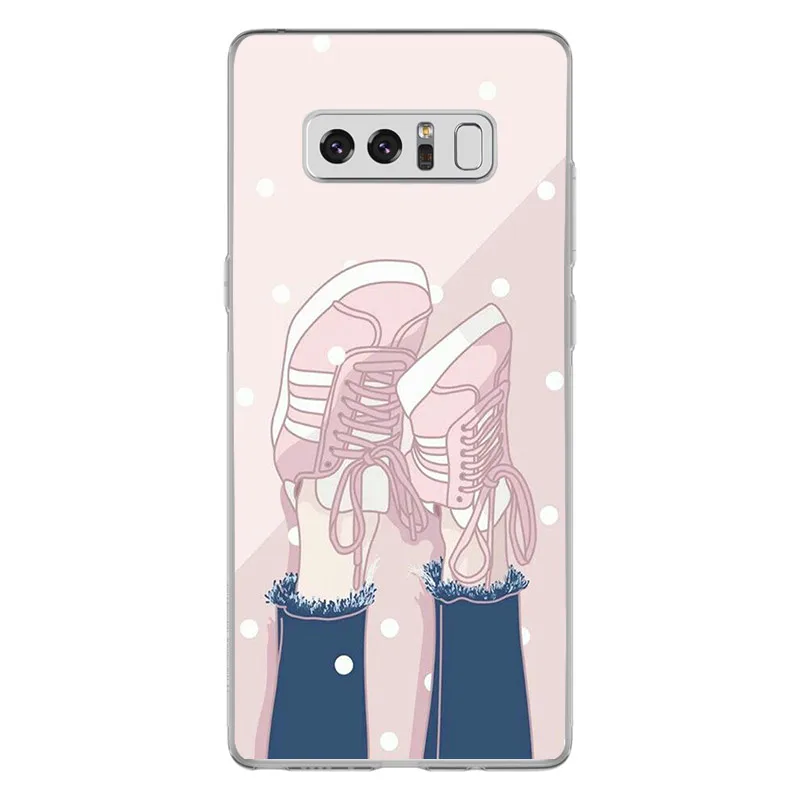 ciciber Cover For Samsung Galaxy Note 10 Plus Case 9 8 5 4 3 Phone Cases Soft Silicone Shell Coque Funda Cute Fashion Girl |