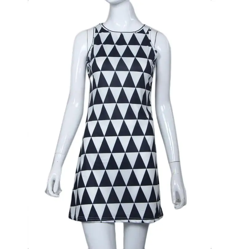 Женское Повседневное платье майка без рукавов летнее трикотажное свитер синего