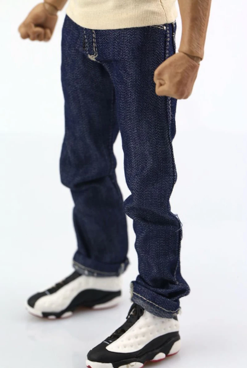 Масштаб 1/6 аксессуары для фигурок мужские джинсы модель отдыха модные брюки |