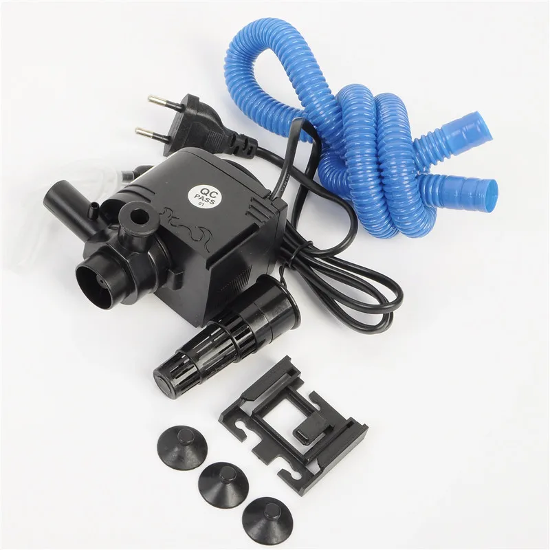 Аквариумный водяной насос 220 В бесшумный погружной для фонтана фильтр пруда