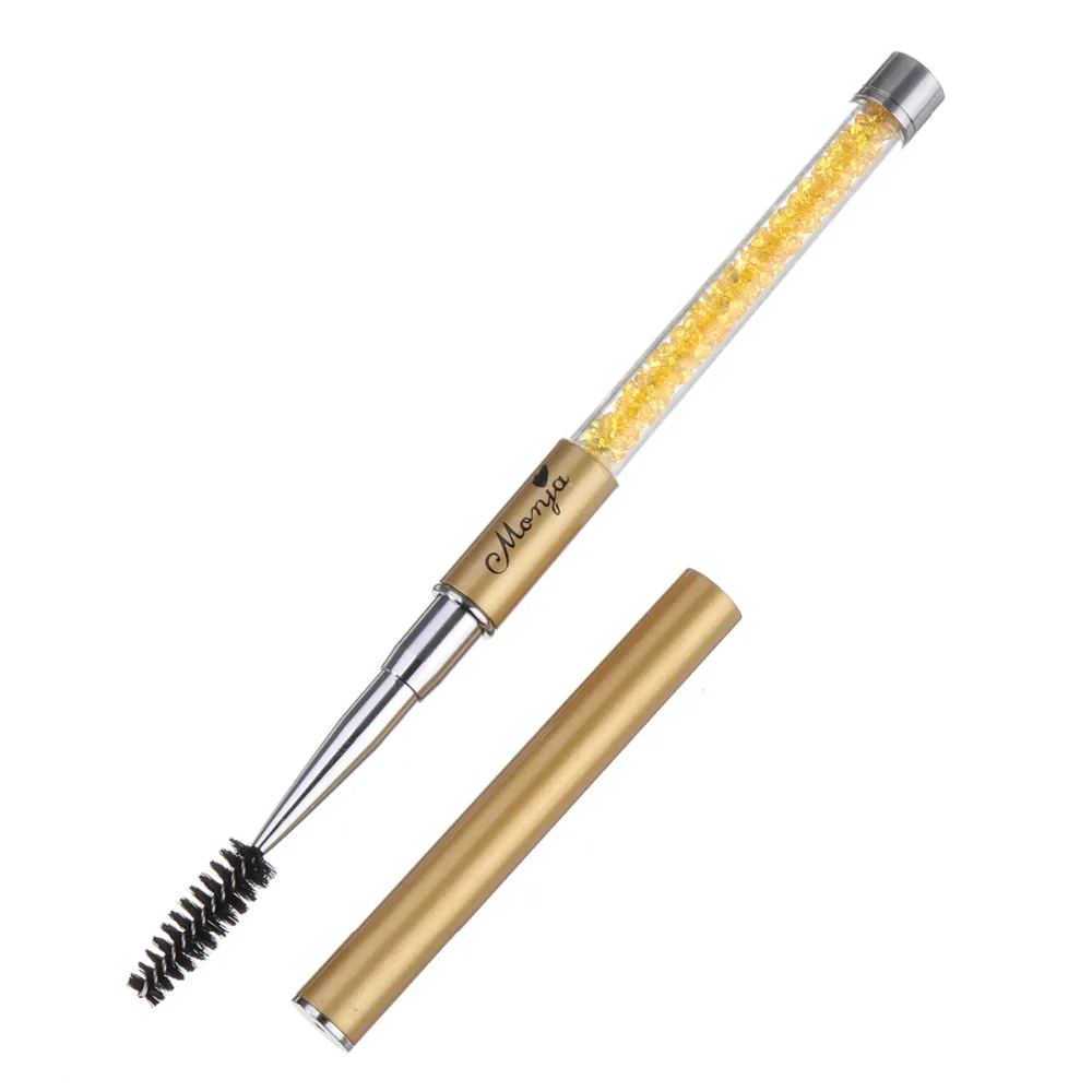 10 цветов кисточки для ресниц со стразами тушь спиральные палочки аппликатор