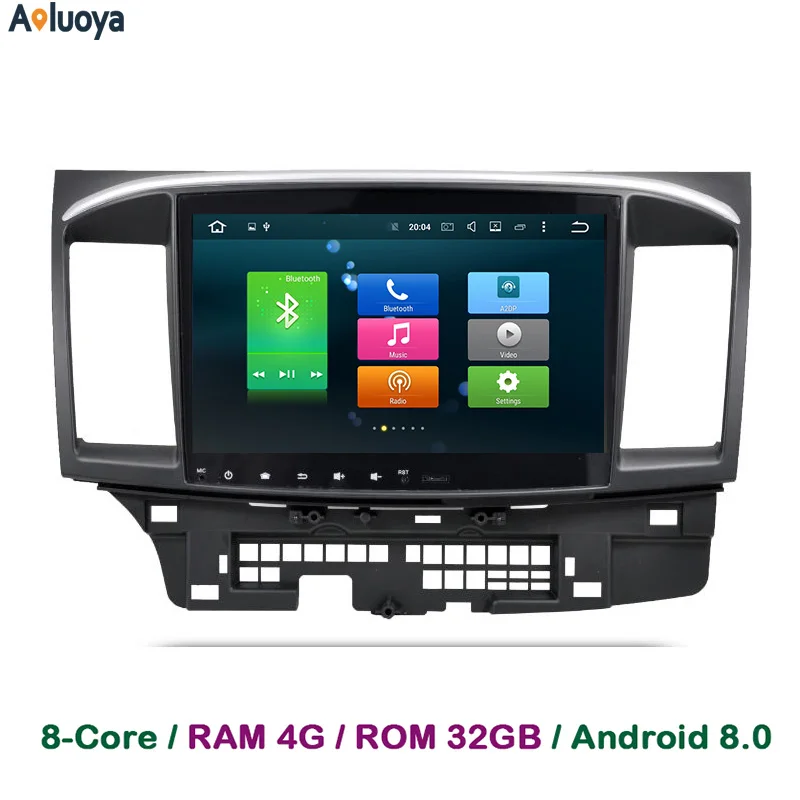 Aoluoya 4 ГБ Оперативная память Android 8 0 Восьмиядерный dvd-радио gps навигации для Mitsubishi
