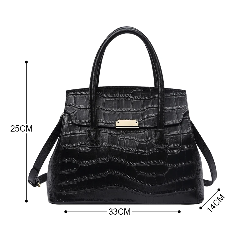 Женская сумка QIWANG из натуральной кожи крокодила 2018|tote bags for women|crocodile bagtote bag |