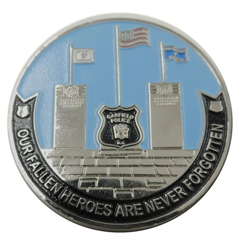 Оптовая продажа Высококачественная памятная монета патриотизм похвальные герои