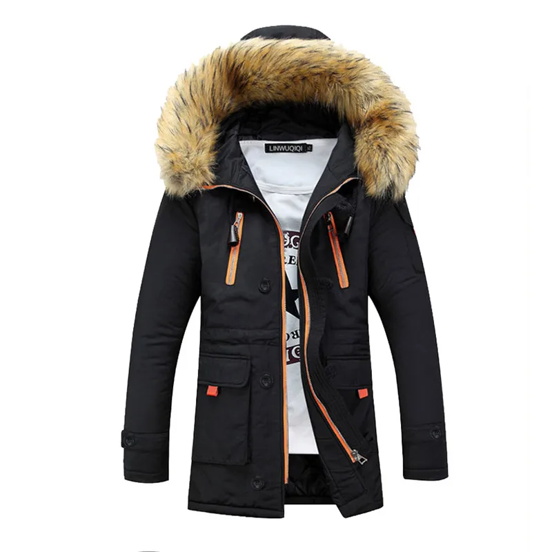 TANGNEST Men Parkas 2019 New Arrival Men's Long Warm Casual Hooded Coats Asian Size S-3XL MWM981 | Мужская одежда