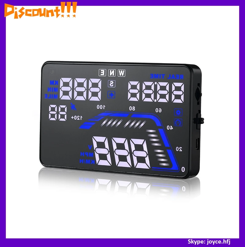 HUD Head up Diplay автомобильный Стайлинг система предупреждения о превышении скорости