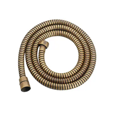 Amibronze, 1 шт., высокое качество, 1,5 м, гибкий шланг для душа, водопроводный шланг, нержавеющая сталь, аксессуары для ванной комнаты, Водопровод - Цвет: antique