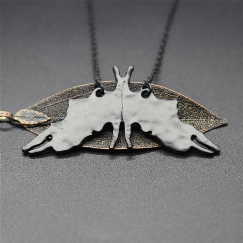 Elfin новинка Rorschach чернильный болт тест карта психология ожерелье подарок на