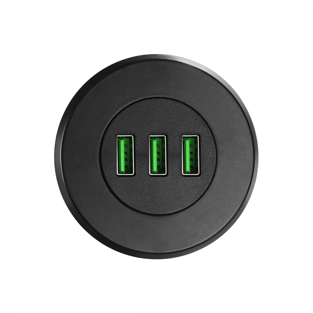 Зарядное устройство Powstro с тремя USB портами 5 В 3 1 А|adaptive fast|adaptive fast chargingusb charger |