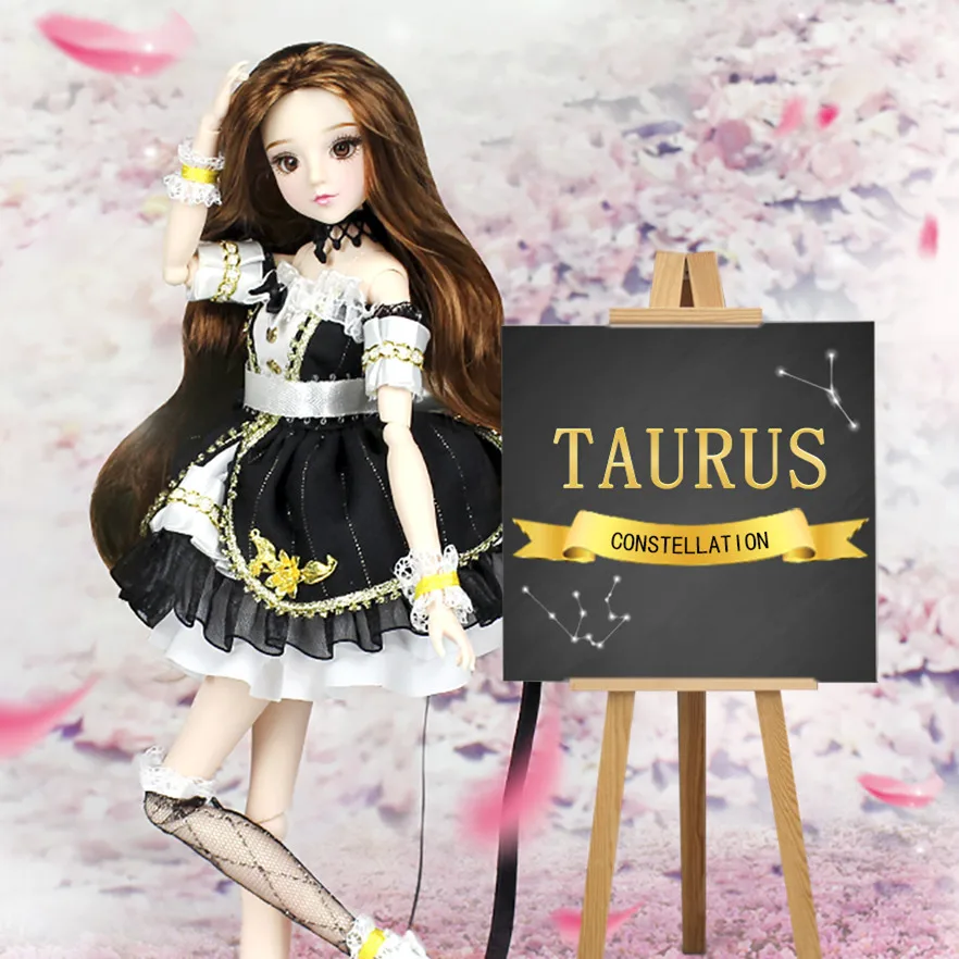 DBS BJD TOY joint body 12 созвездий телец с нарядом ботинок подставка детская игрушка