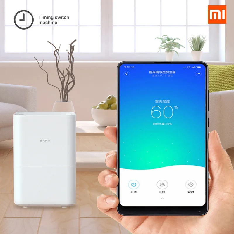 Россия Smartmi Xiaomi увлажнитель воздуха 2 нет туман чисто испаряются Тип 4L бытовой