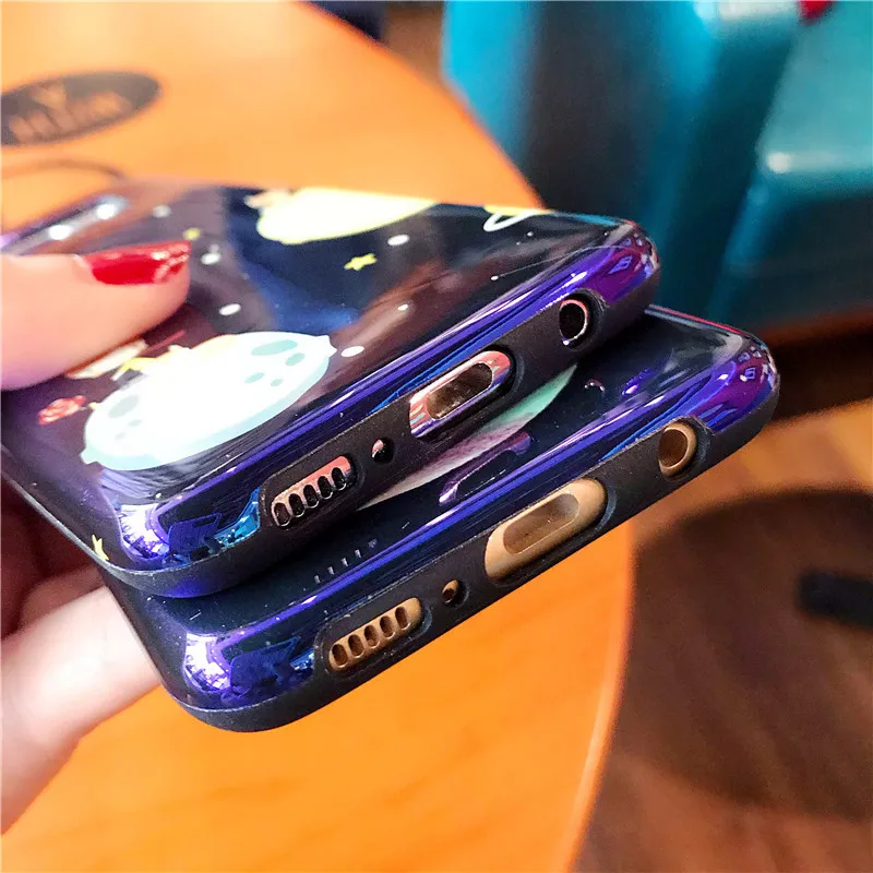 YHBBCASES девушка фантазия космическое пространство планета Луна Чехол для samsung Galaxy S8