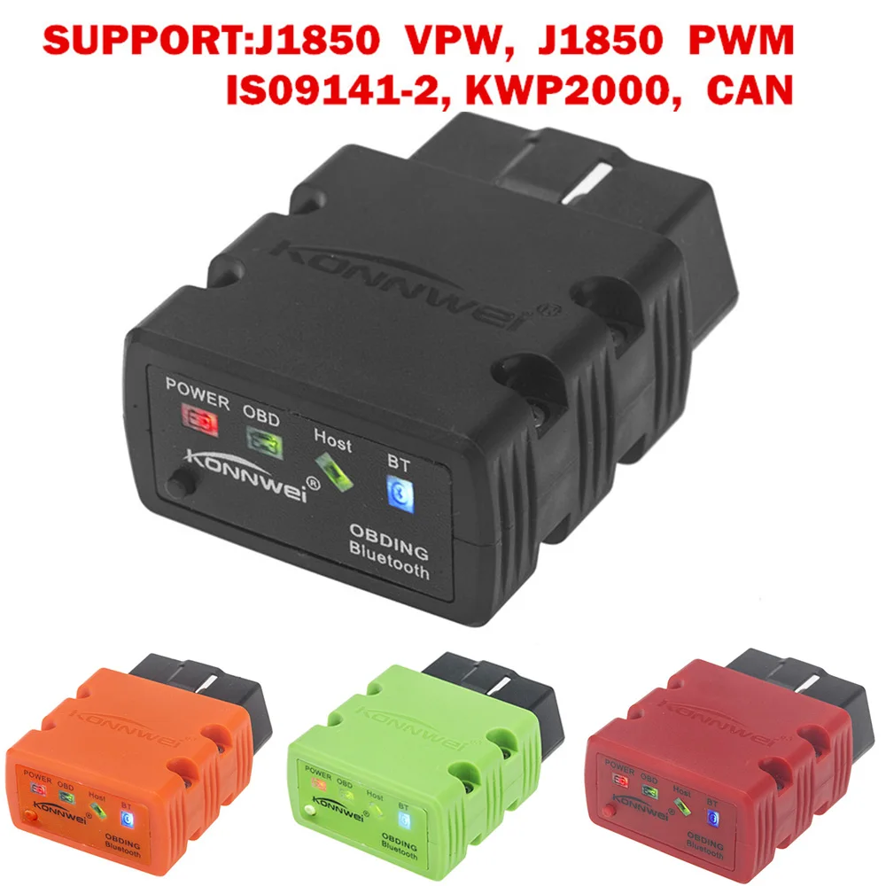 ELM327 V1.5 Bluetooth OBD2 сканер PIC18f25k80 Автомобильный диагностические инструменты