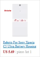 HH 1 шт. для SONY Xperia Z Ultra XL39H Задняя крышка батареи двери запасные части C6802 C6806 C6833 стекло Корпус
