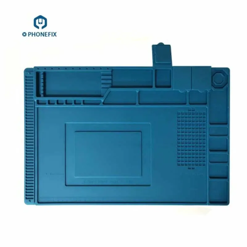 PHONEFIX Премиум ESD коврик BGA Пайка Ремонт Pad Ремонт изоляционная платформа для iPhone samsung материнская плата подушечки с силикагелем - Цвет: 45-30cm