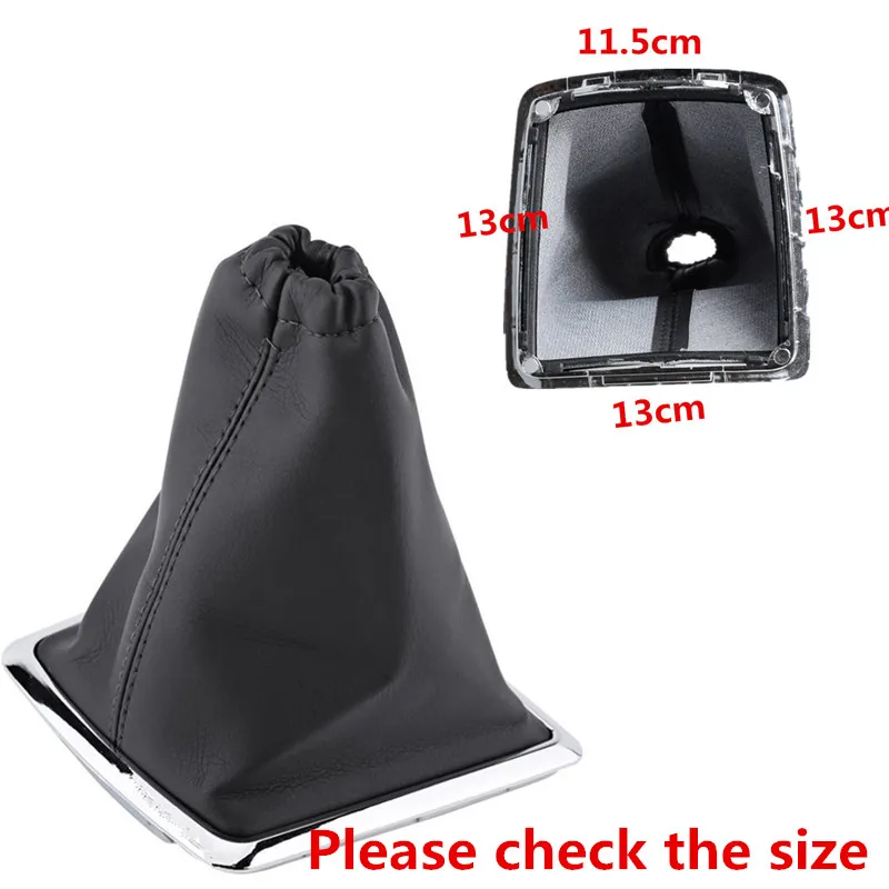 Leather Case 5/6 скорость ручного автомобиля ручка переключения рукоять рычага головки крышки гетры загрузки чехол для Ford Focus 2 Fiesta MK7 Focus MK2 Transit - Название цвета: Leather Case