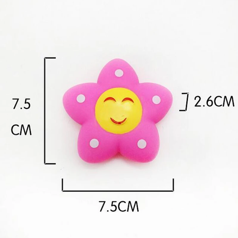 10Pcs Mixed Animals Soft Rubber Float Squeeze Sound Squeaky Bathing Swimming Play Toy For Baby Classic Toys | Игрушки и хобби