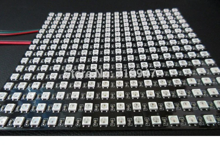 

1X DC5V input APA104 fiber board plate LED display screen 14*14 Pixel/30*20 Pixel/28*28 pixel free shipping