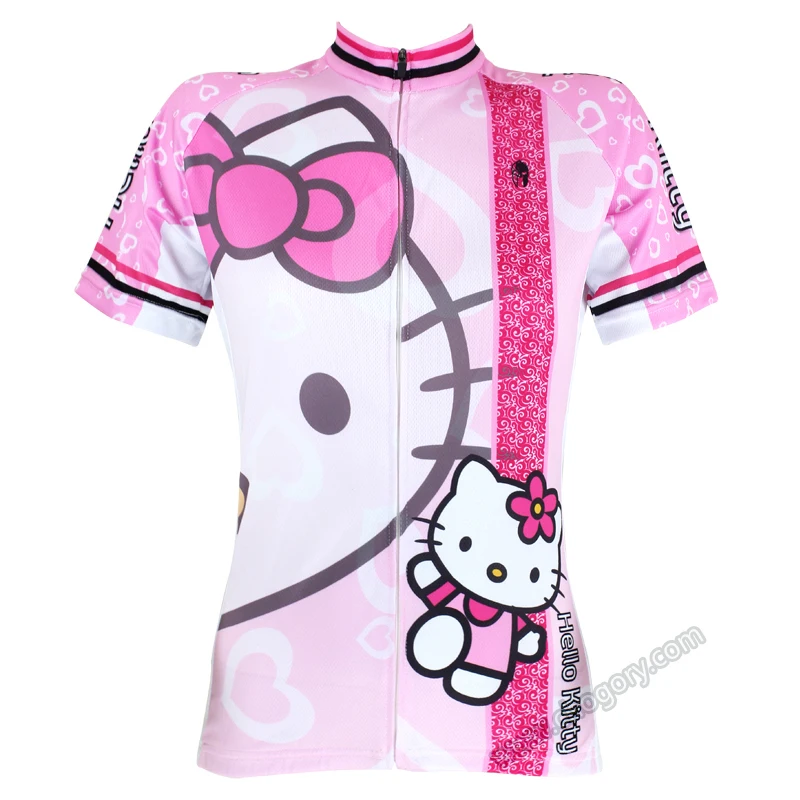 Высокое качество Hello Kitty майки для велоспорта MTB дорожный велосипед одежда с